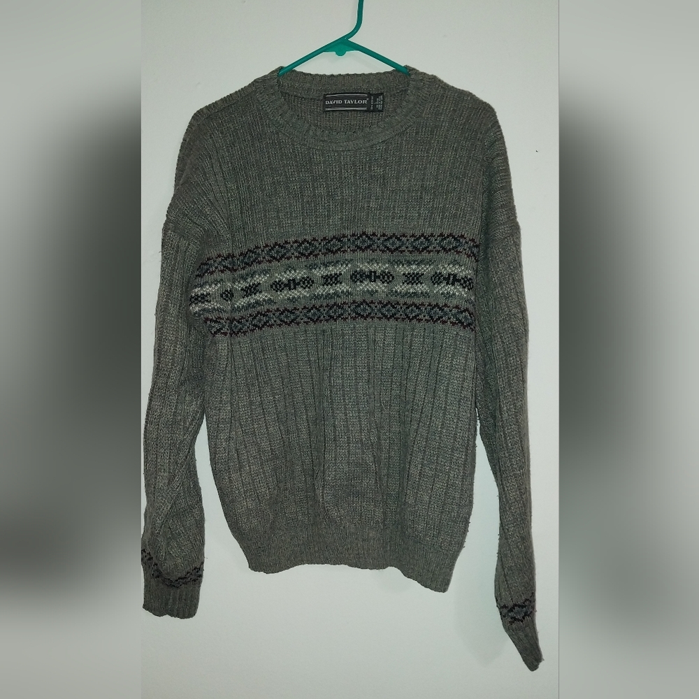 💚 3 For $15 Bundle David Taylor Gray Sweater for Men